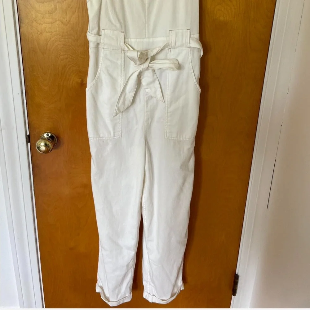 Cream Jumpsuit - Picture 3 of 4
